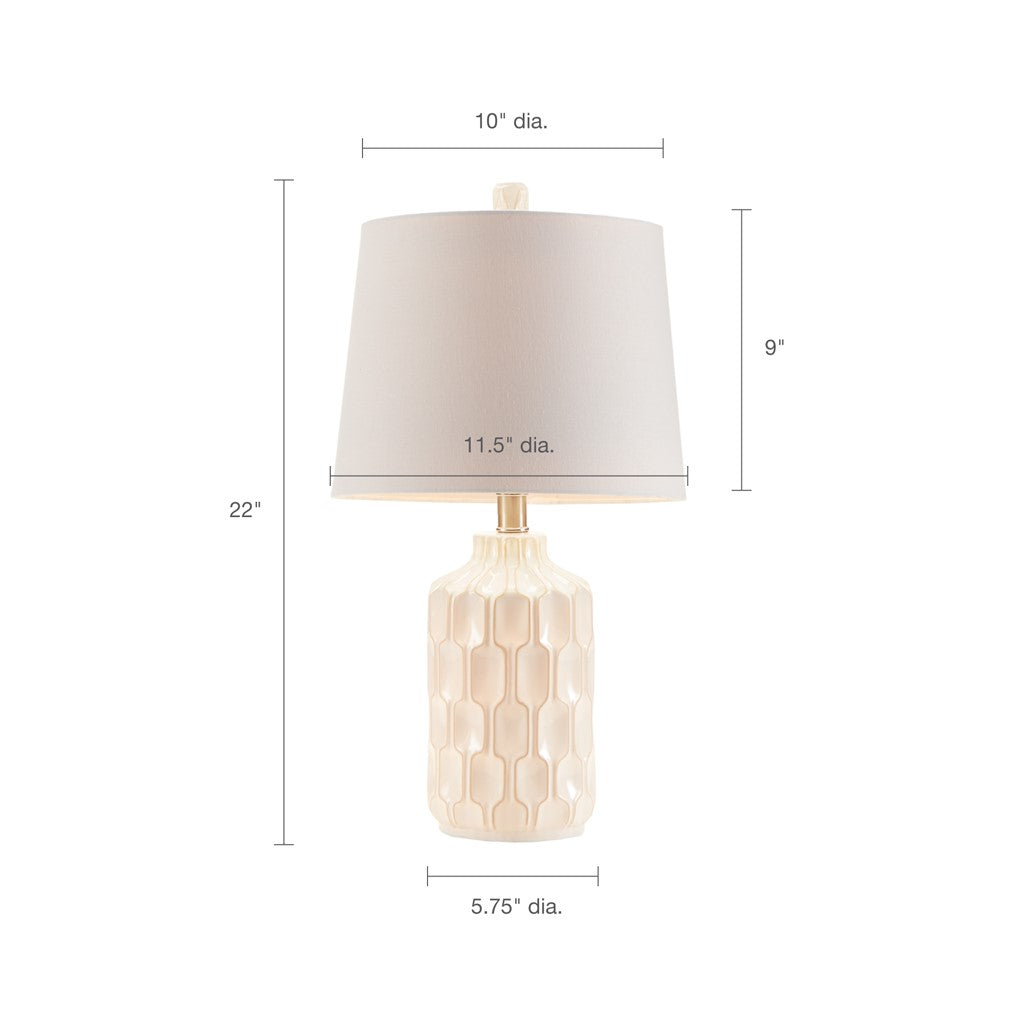 Contour Ivory Table Lamp