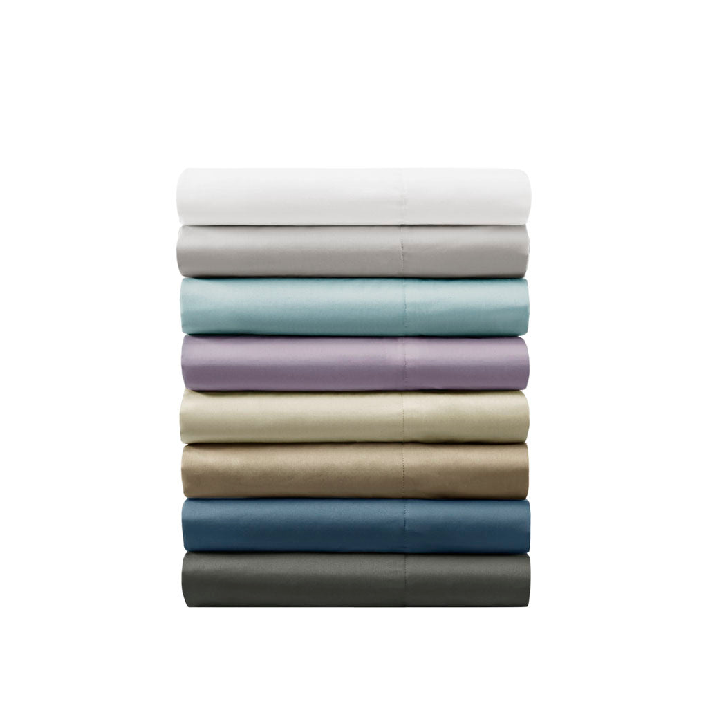 800 Thread Count Cotton Blend Sateen Sheet Set - Khaki