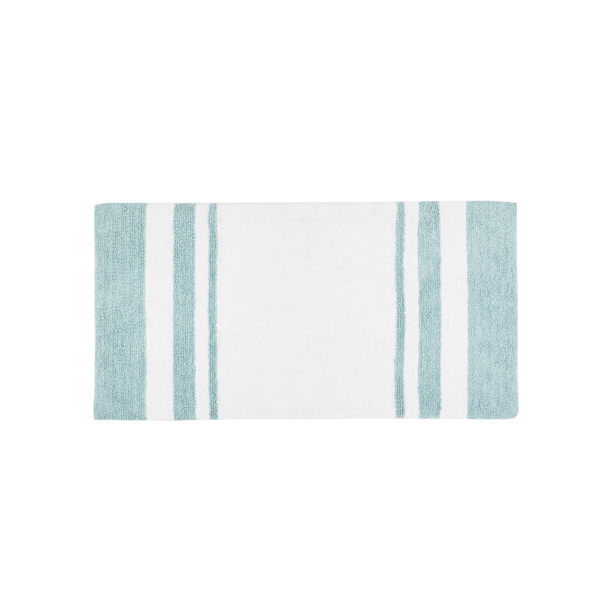 Spa Cotton Reversible Bath Rug - Aqua
