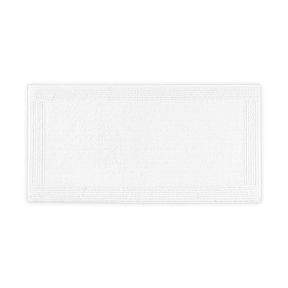 Splendor 100% Cotton Tufted 3000 GSM Reversible Bath Rug - White