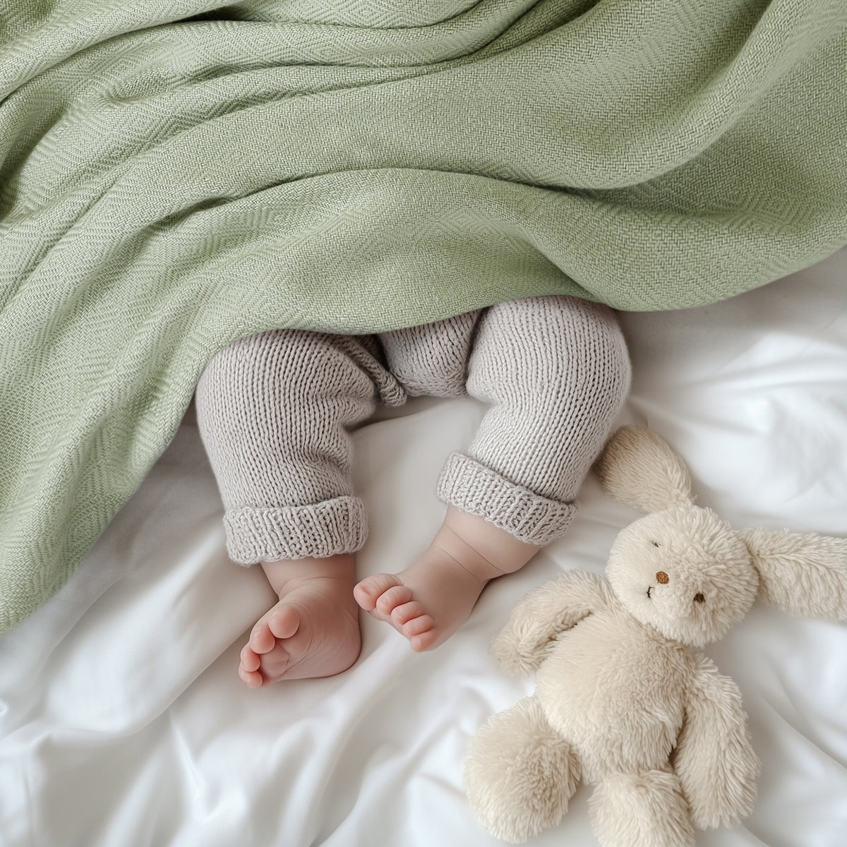 Bamboo Cotton Rayon Blanket - Sage Green