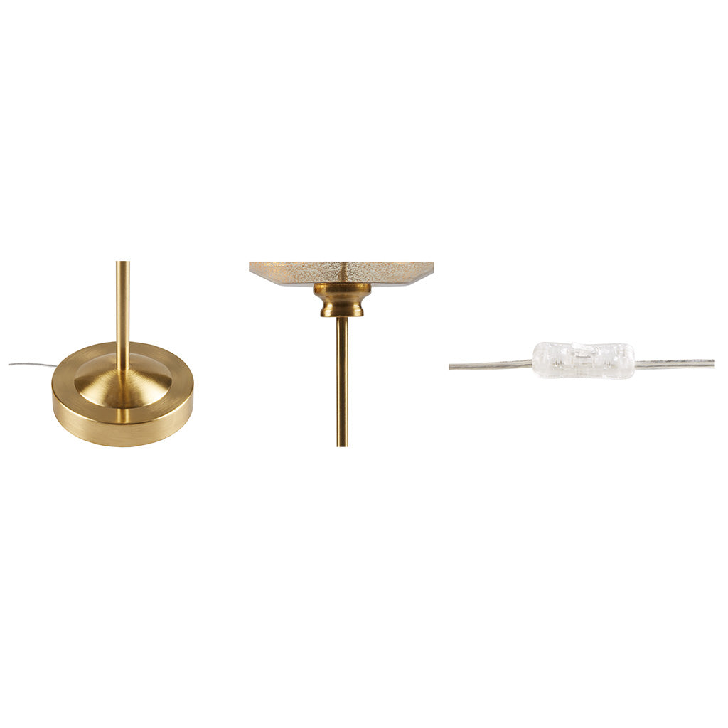 Lumivive 17" Mercury Glass Table Lamp - Gold