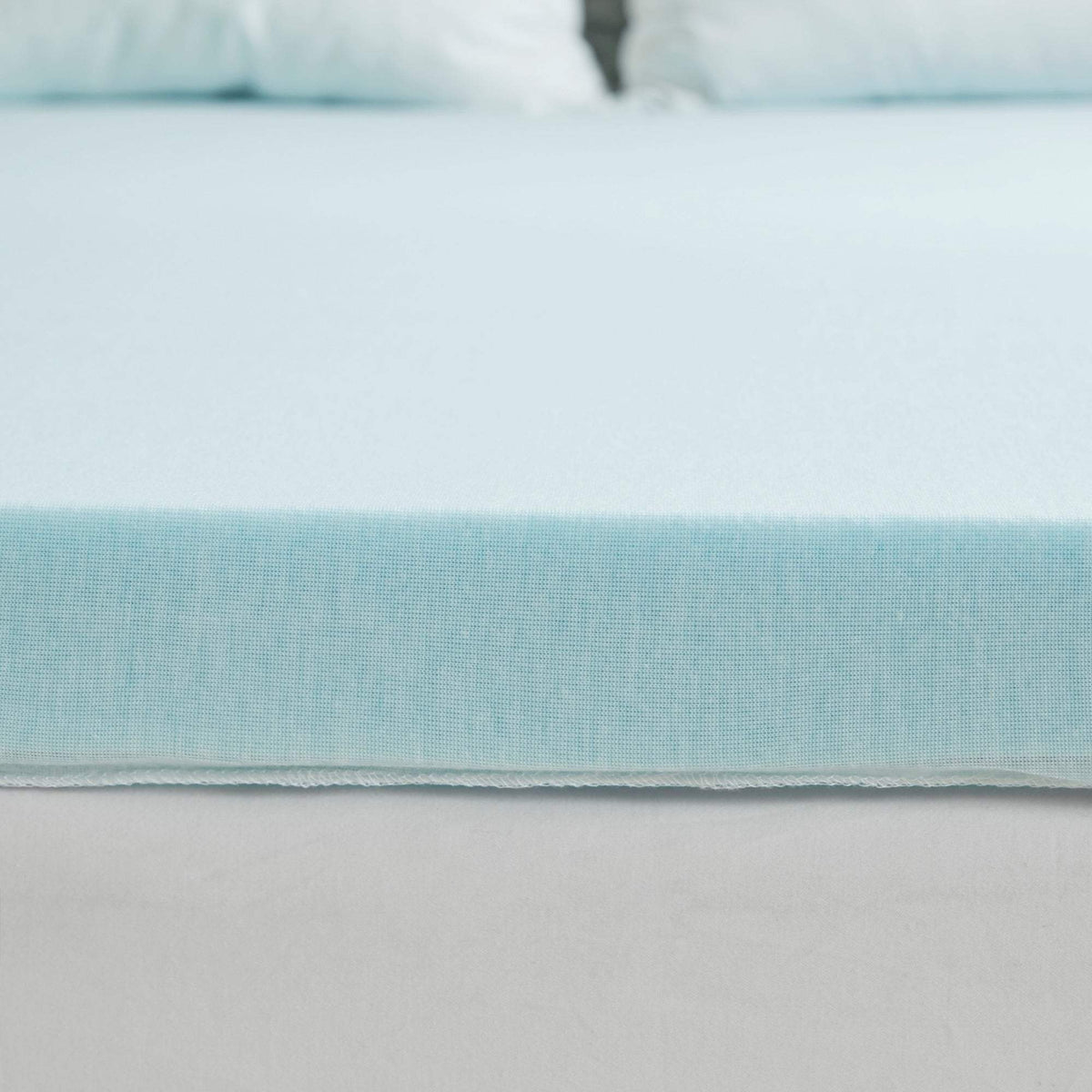 3" Gel Memory Foam with 3M Cover White Mattress Topper Mattress Topper By Olliix/JLA HOME (E & E Co., Ltd)