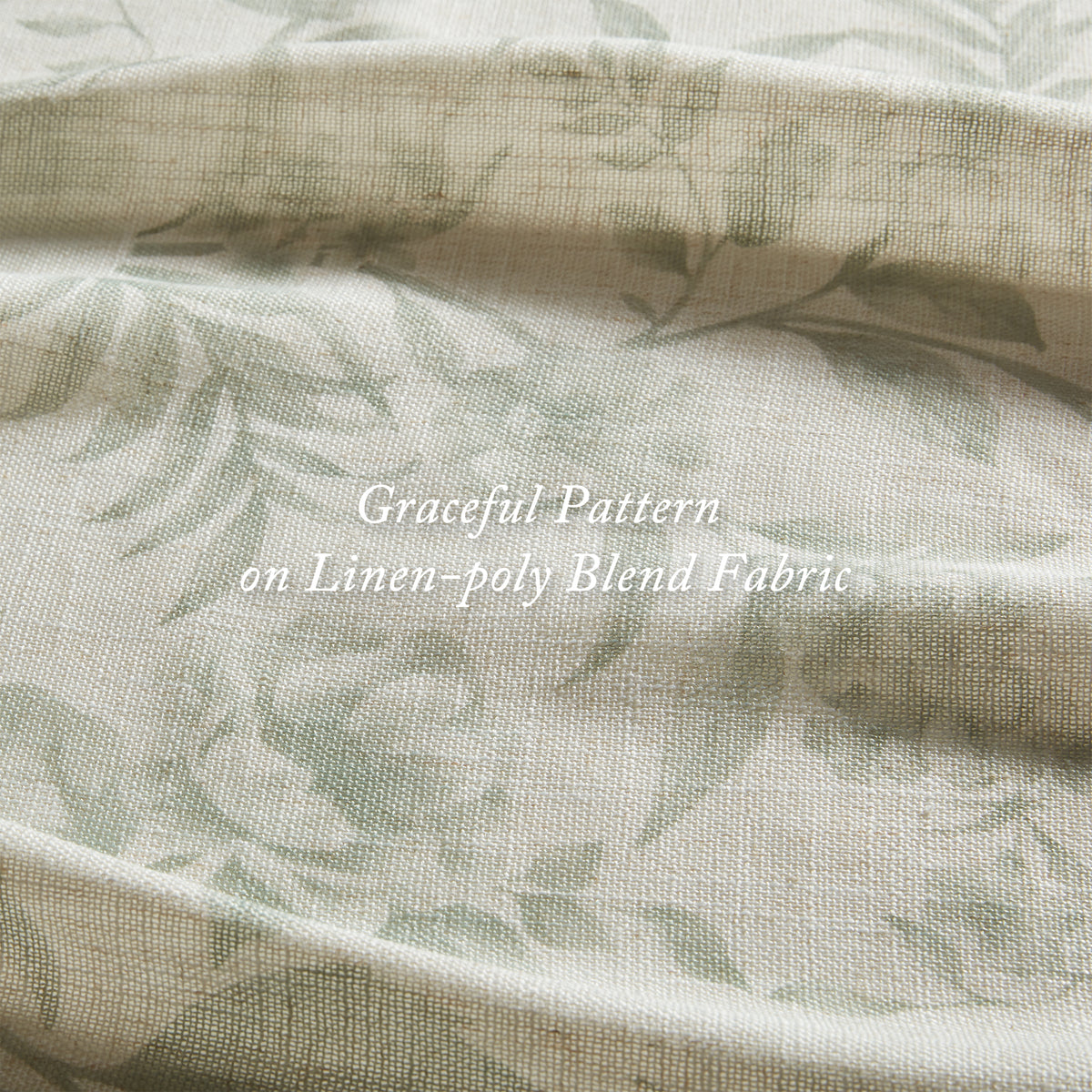 Lana Floral Window Panel - Sage
