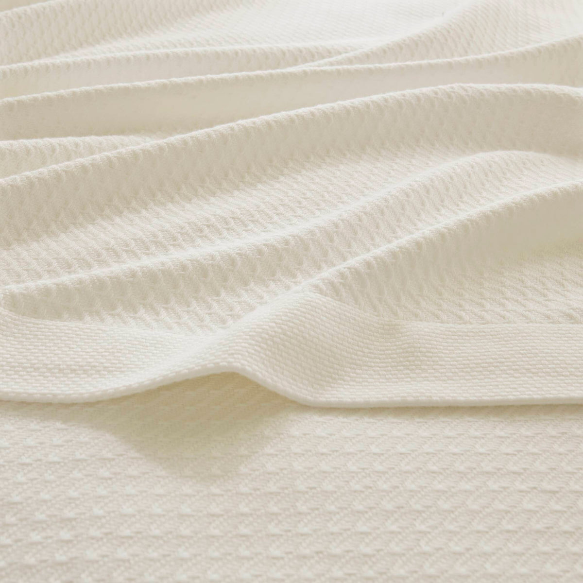 100% Certified Egyptian Cotton Blanket - Ivory