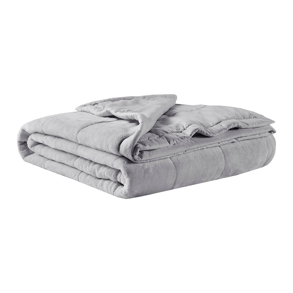 Coleman Reversible HeiQ Smart Temperature Down Alternative Blanket - Grey