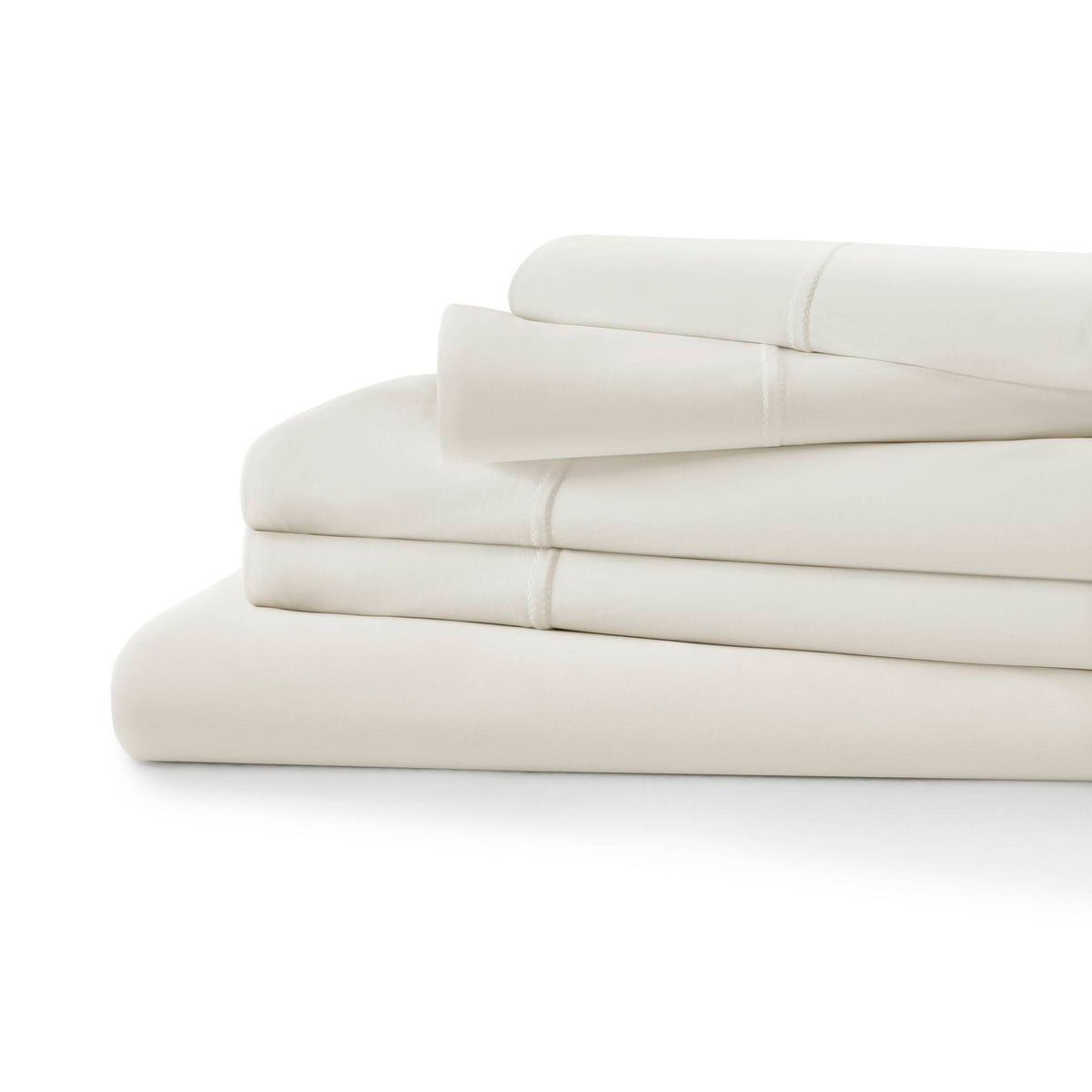 Cooling Stretch Jersey Sheet Set - Ivory