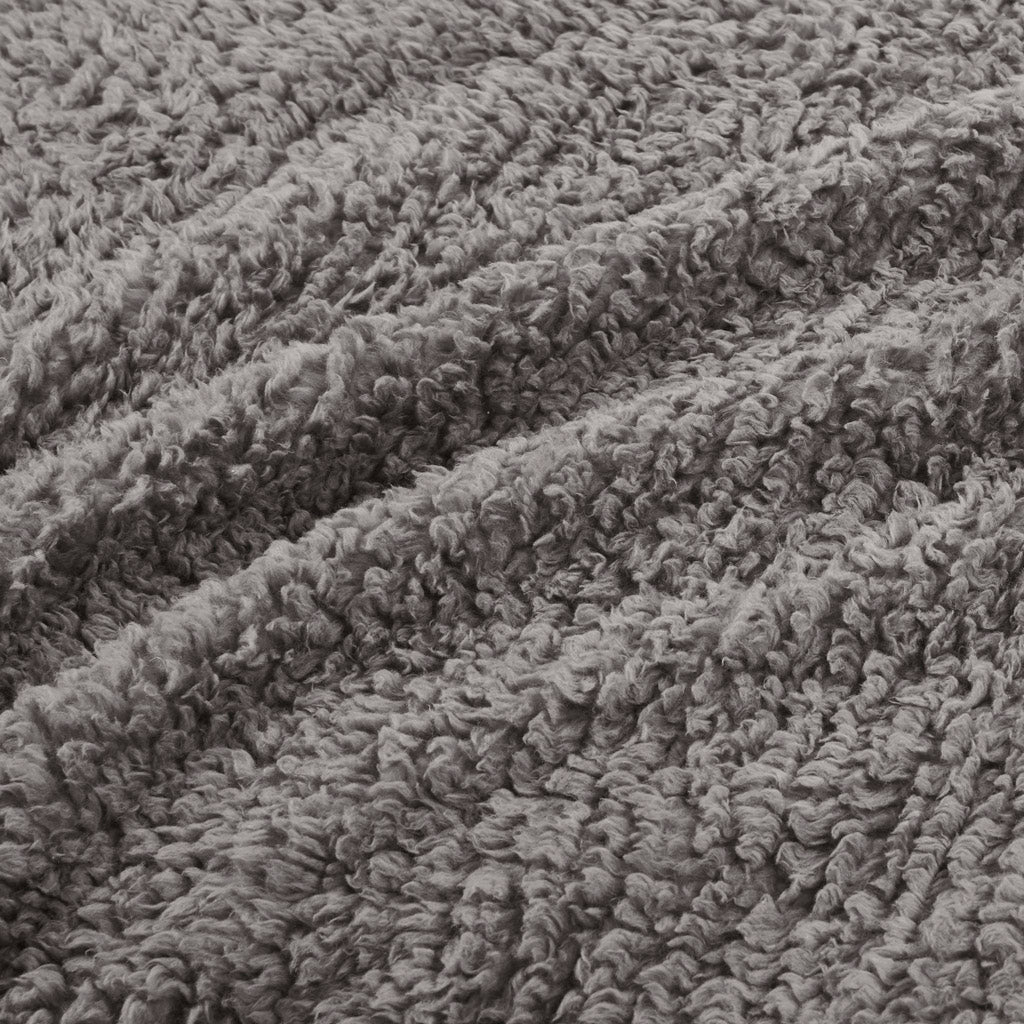 Burlington Berber Blanket - Grey