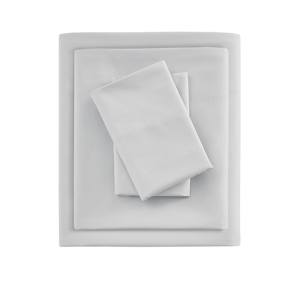 Smart Cool Microfiber Sheet Set - Light Grey