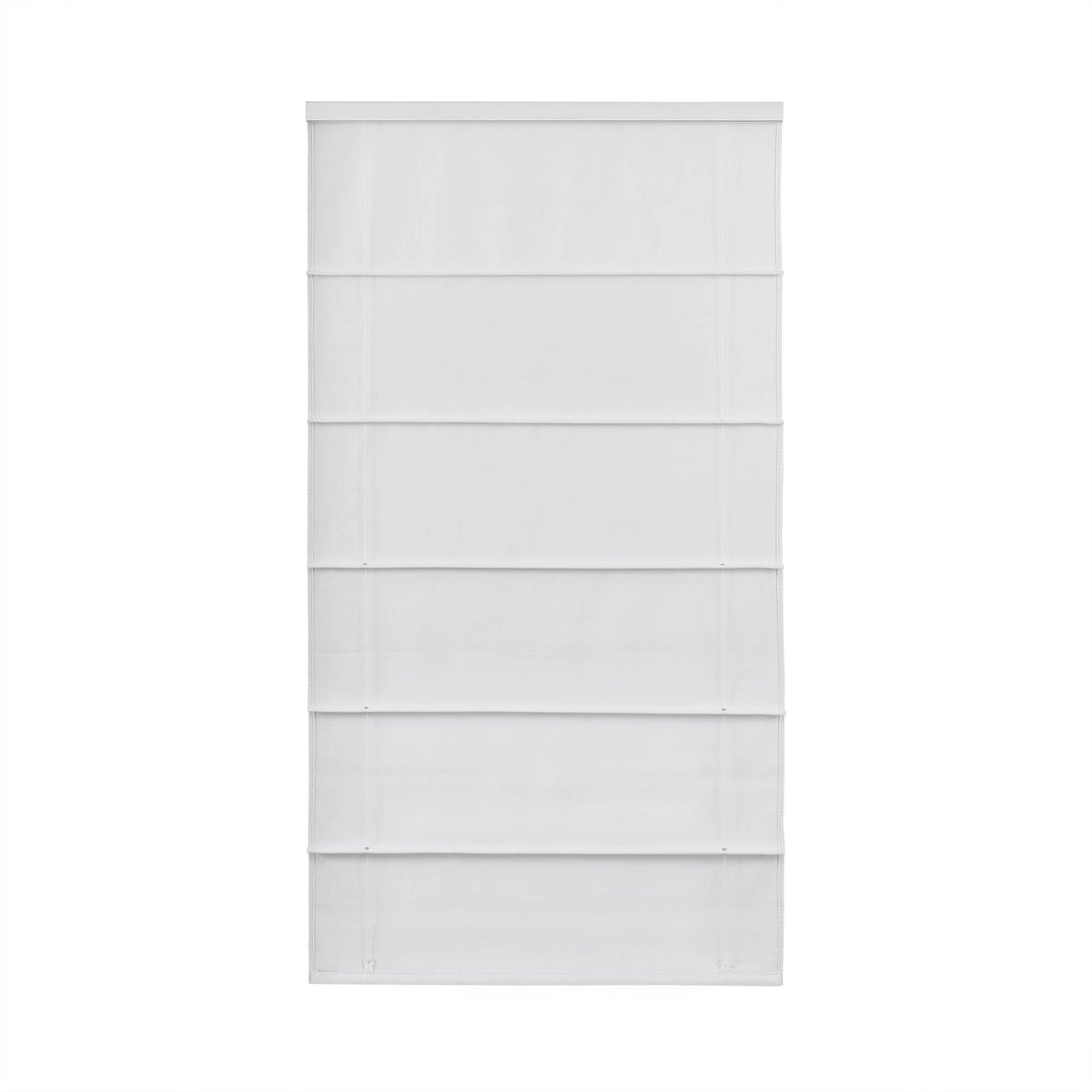 Quincy Cordless Roman Shade - Light Grey