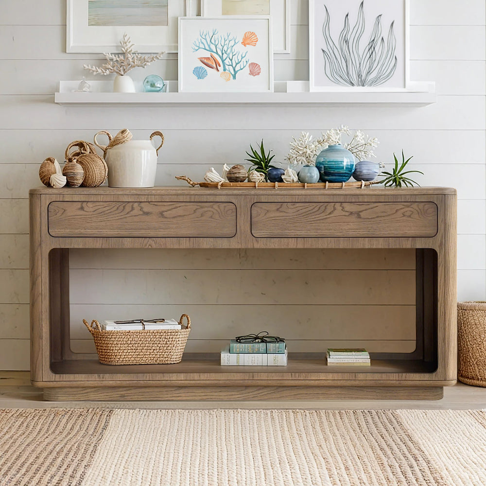 Emil Console Table - Driftwood