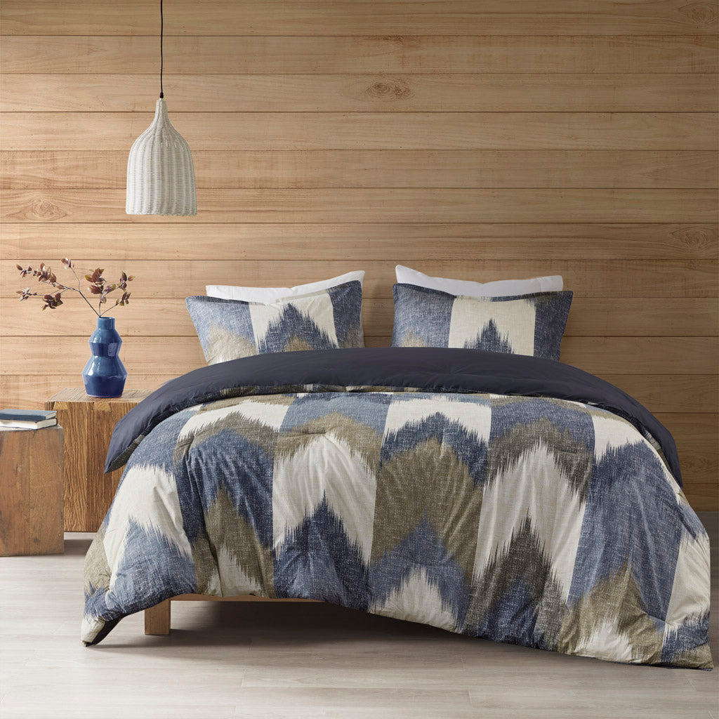 Alpine Cotton Comforter Mini Set - Navy