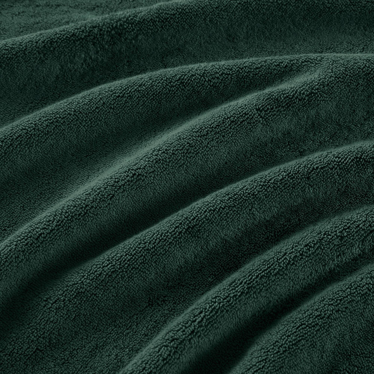 800GSM 100% Cotton Bath Sheet 2 Piece Set - Dark Green