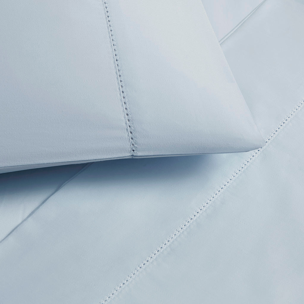 500 Thread Count Egyptian Cotton Deep Pocket Sheet Set - Light Blue