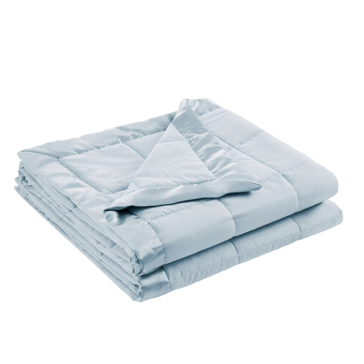 Windom Lightweight Down Alternative Blanket with Satin Trim - Blue