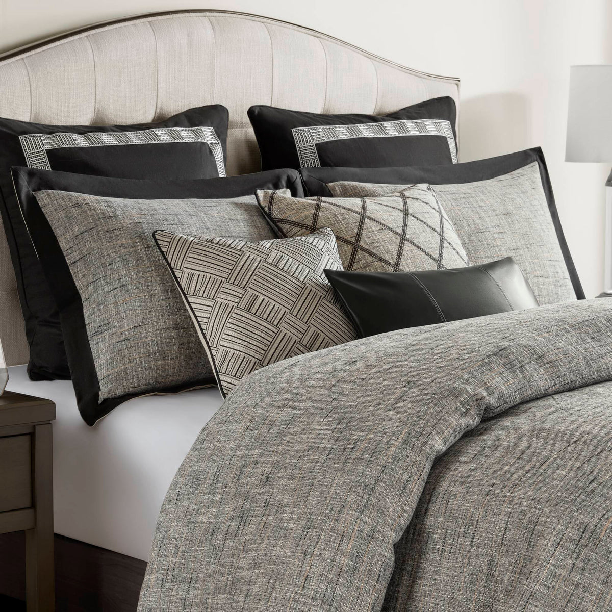 Reed Comforter Set - Gray