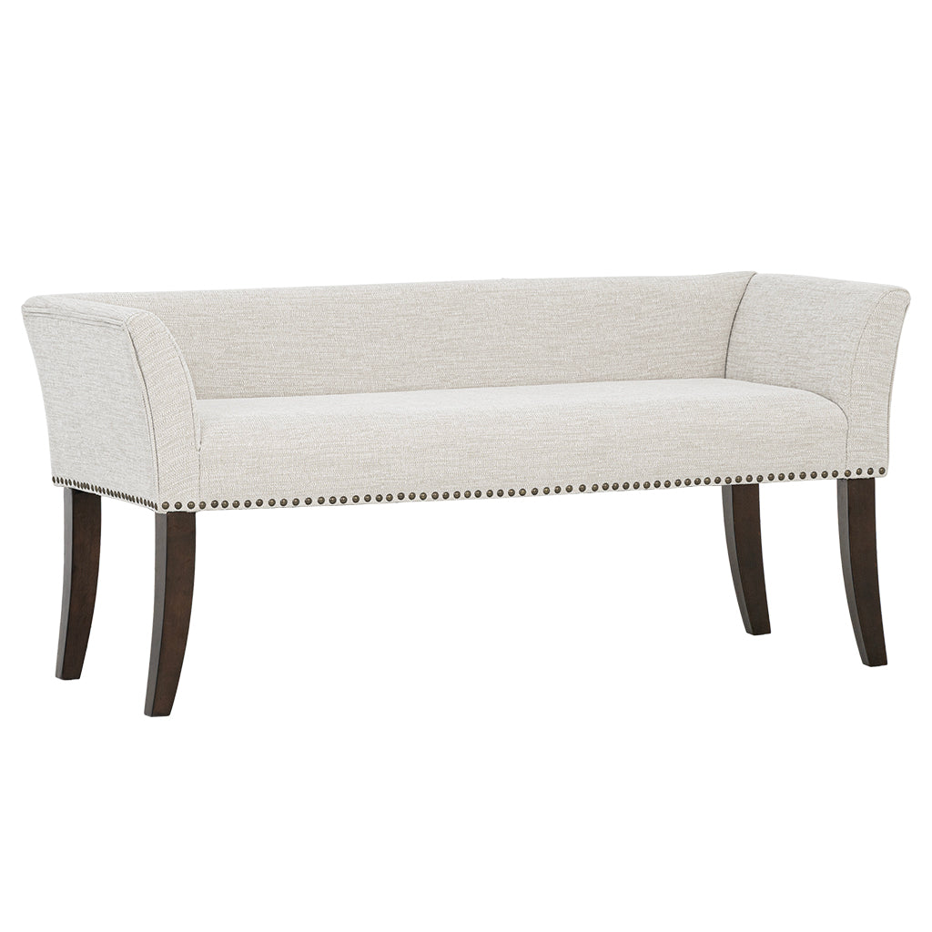Welburn Upholstered Bench - Cream