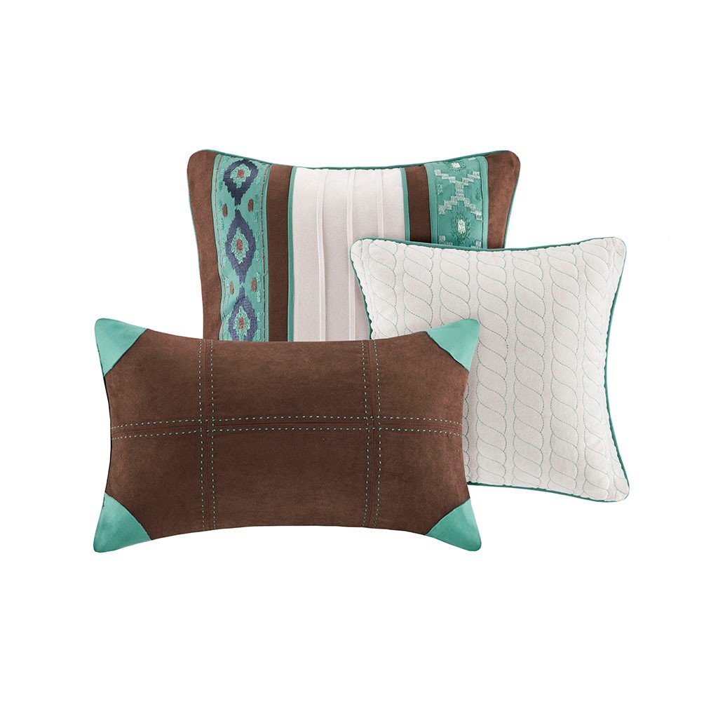 Malone Blue 7-Piece Comforter Set Comforter Sets By Olliix/JLA HOME (E & E Co., Ltd)