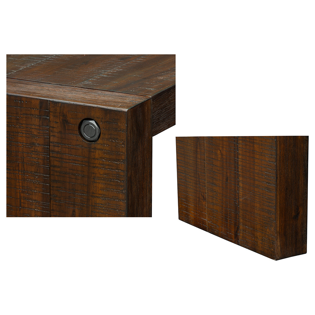 Monterey Counter-Height Wood Console Table (64"W) - Brown