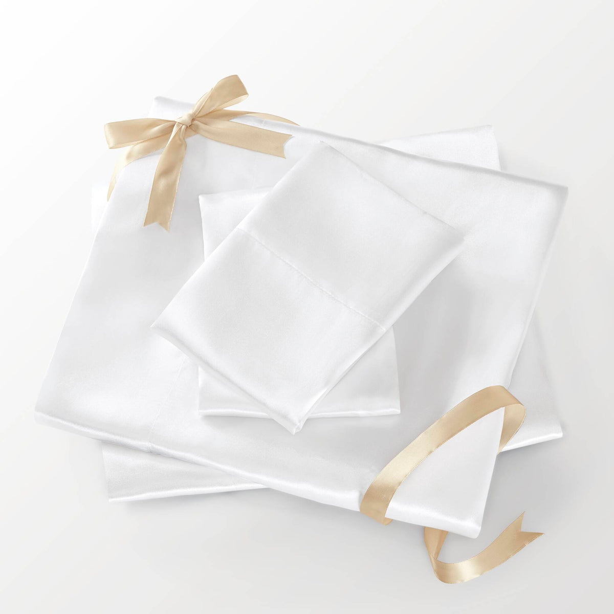 Satin Luxury Sheet Set - White