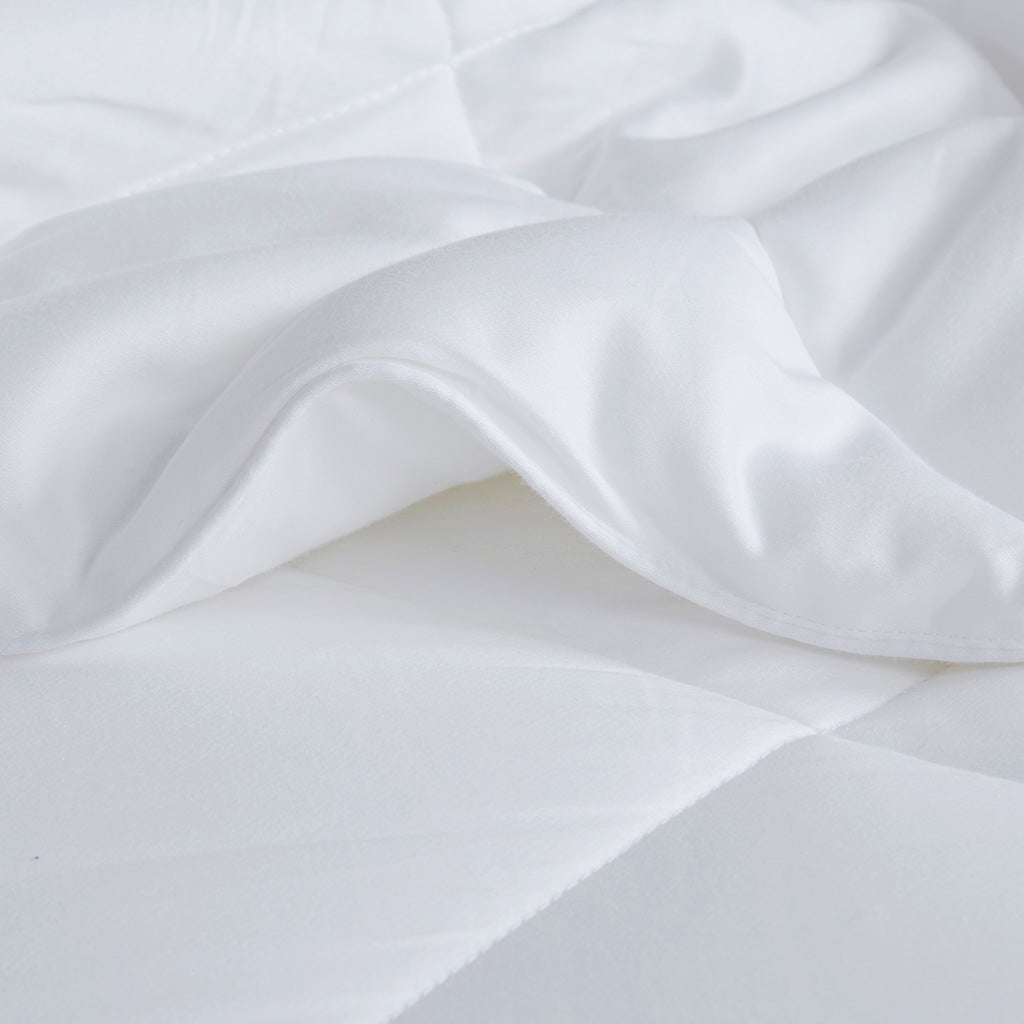 Maximum Warmth Cotton Down Alternative Featherless Comforter - White