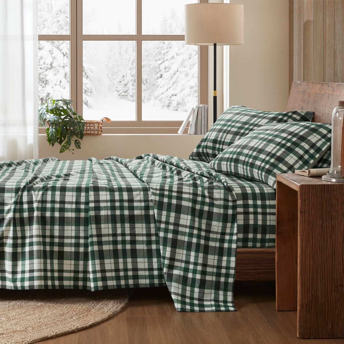 Cotton Flannel Sheet Set - Finton