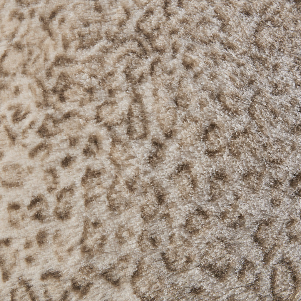 Zuri Faux Fur Square Pillow - Leopard