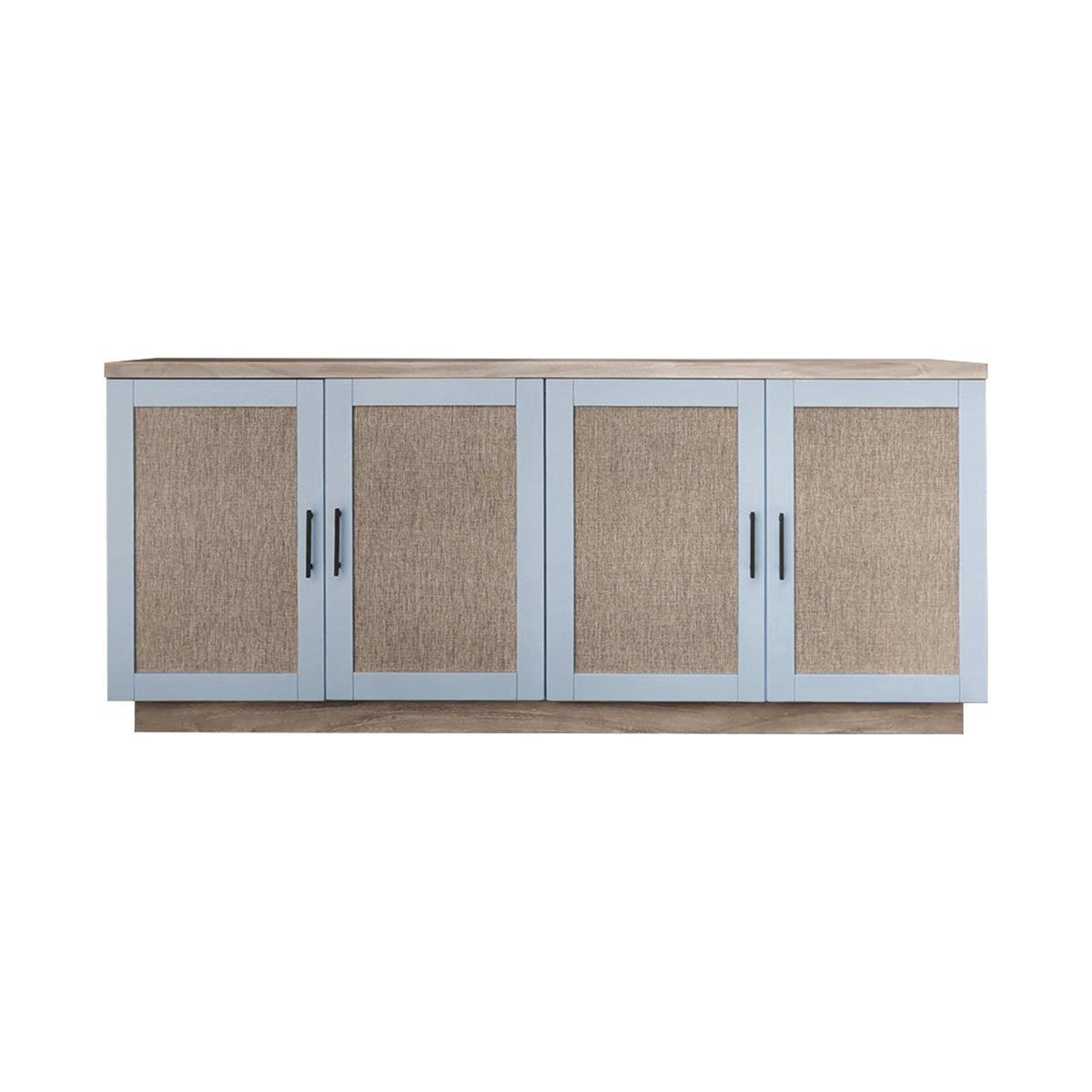 Mattie Accent Cabinet - Wheat/Grey