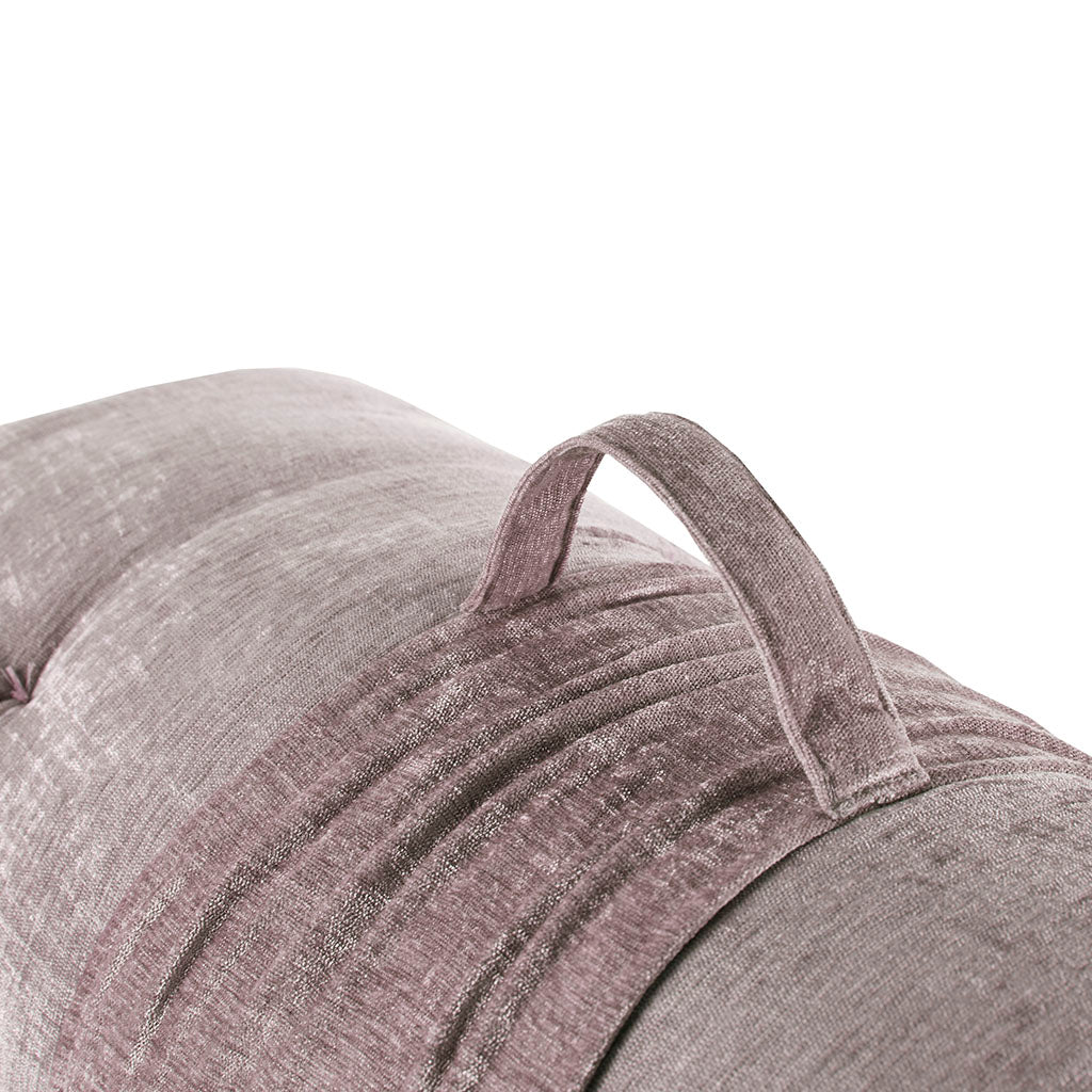 Edelia Poly Chenille Lounge Floor Pillow Cushion - Blush