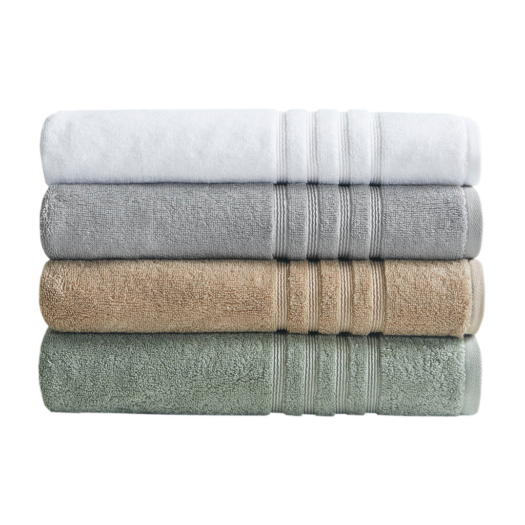 Nurture Sustainable Antimicrobial Bath Towel 6 Piece Set - Natural