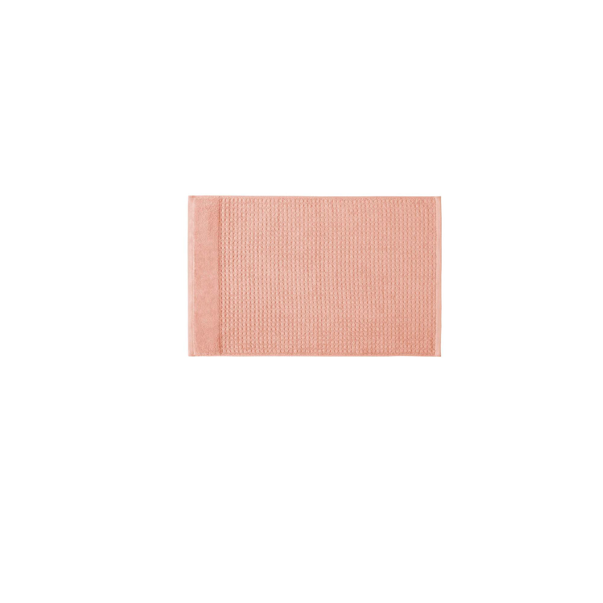 Spa Waffle Cotton Jacquard Bath Towel 6 Piece Set - Pink