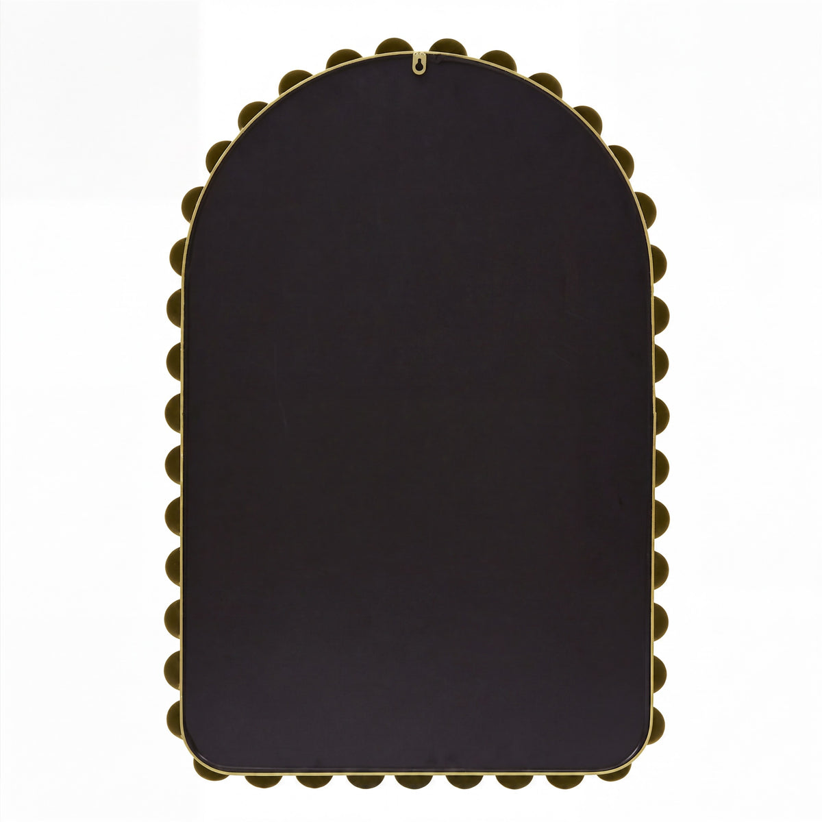 Marlowe 24X36 Arch Beaded Wall Mirror - Gold