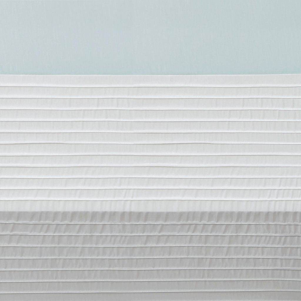 Amherst Polyoni Pintuck Curtain Panel - Aqua