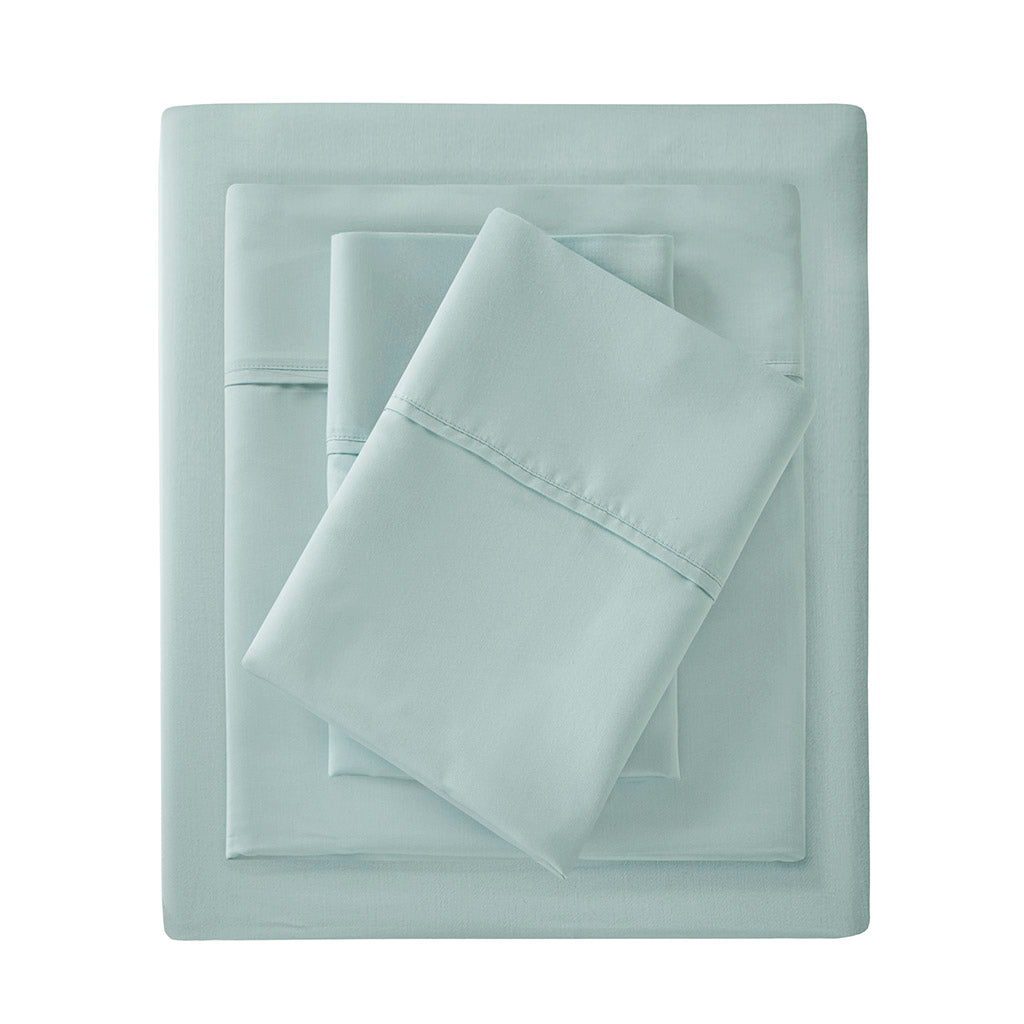 1500 Thread Count Cotton Blend 4 PC Sheet Set - Seafoam