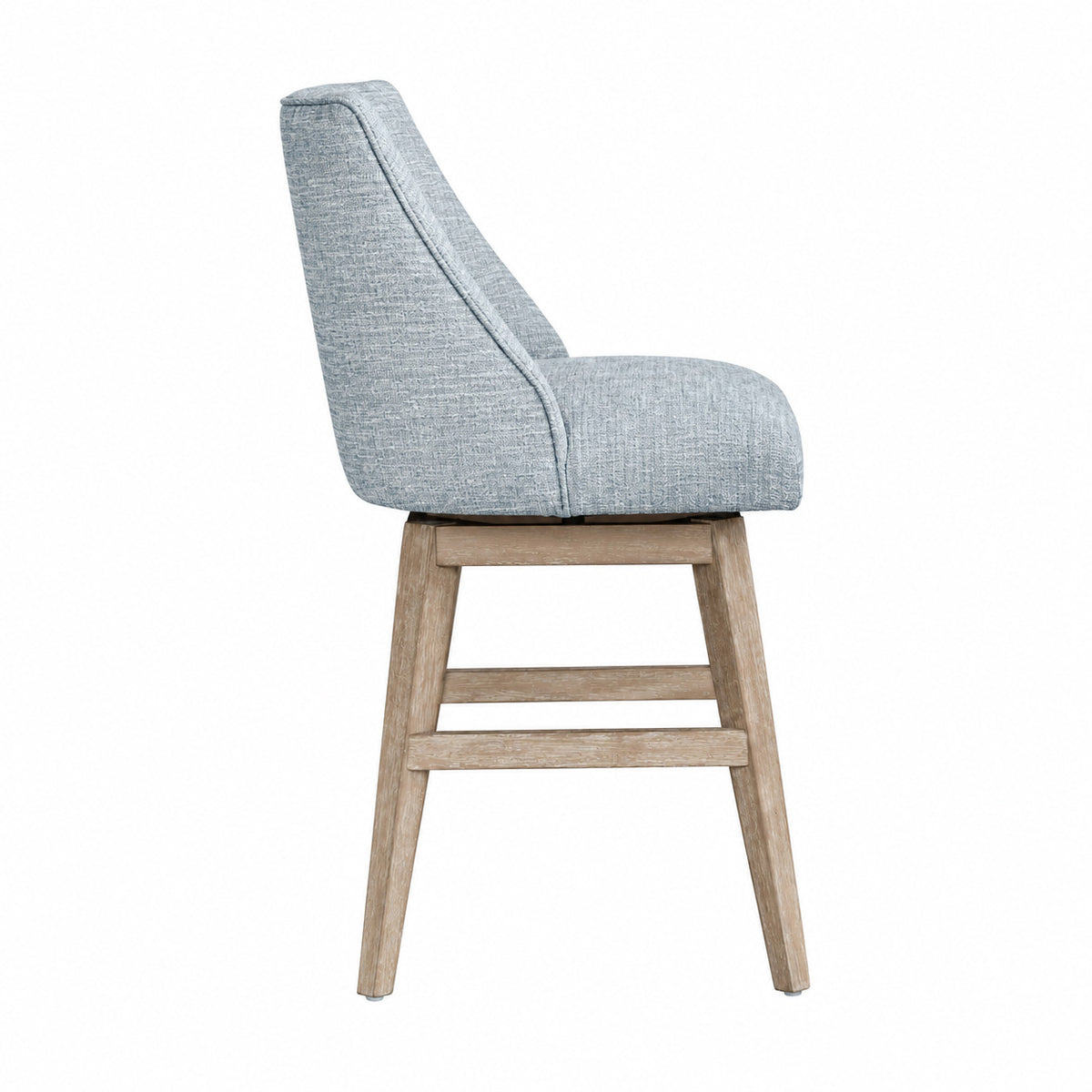 Winfield Swivel Counter Stool - Light Blue