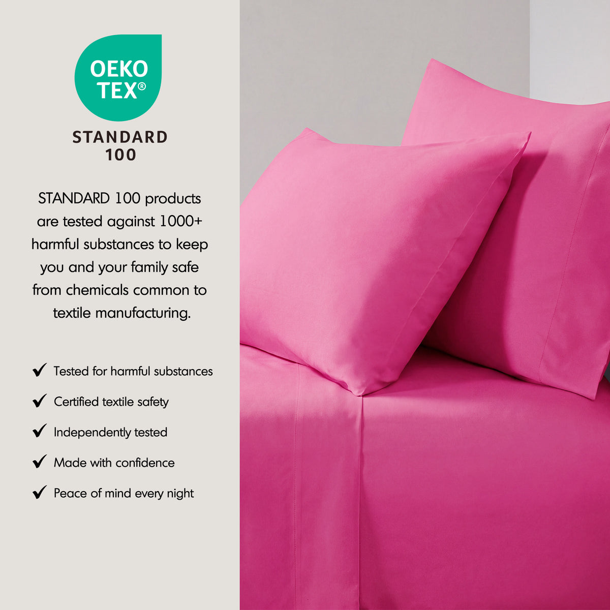 Microfiber All Season Soft Touch Sheet Set - Pink