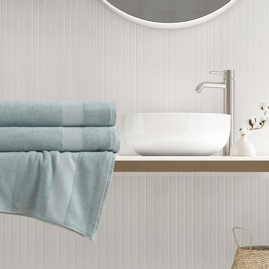 Premium Turkish Cotton 500GSM Plush Towel Set - Seafoam