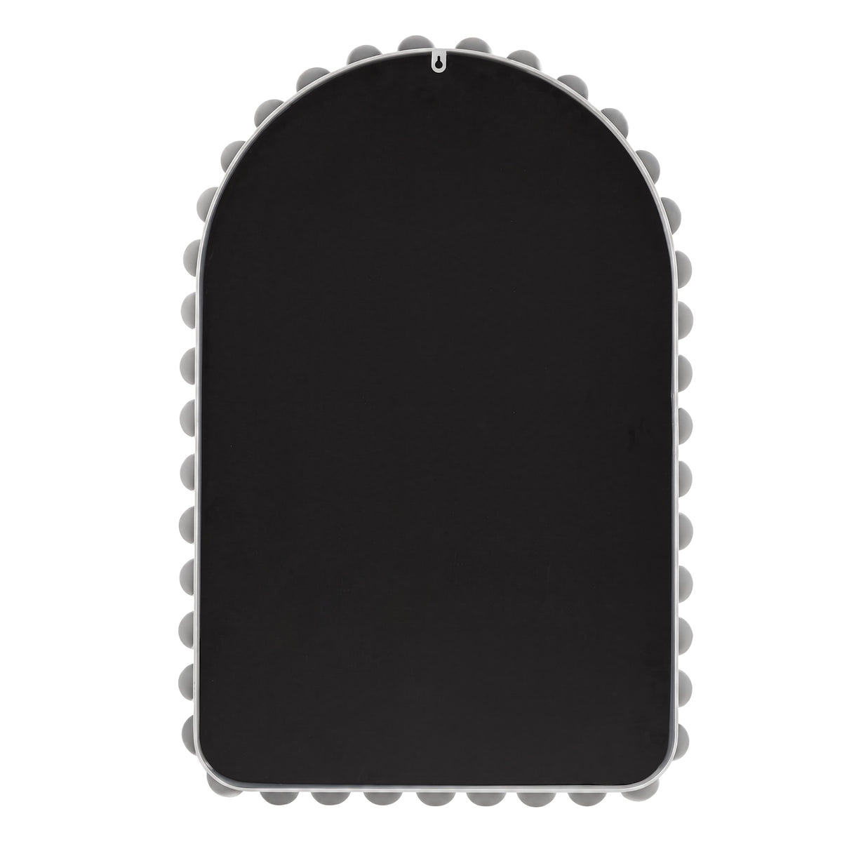 Marlowe 24X36 Arch Beaded Wall Mirror - White