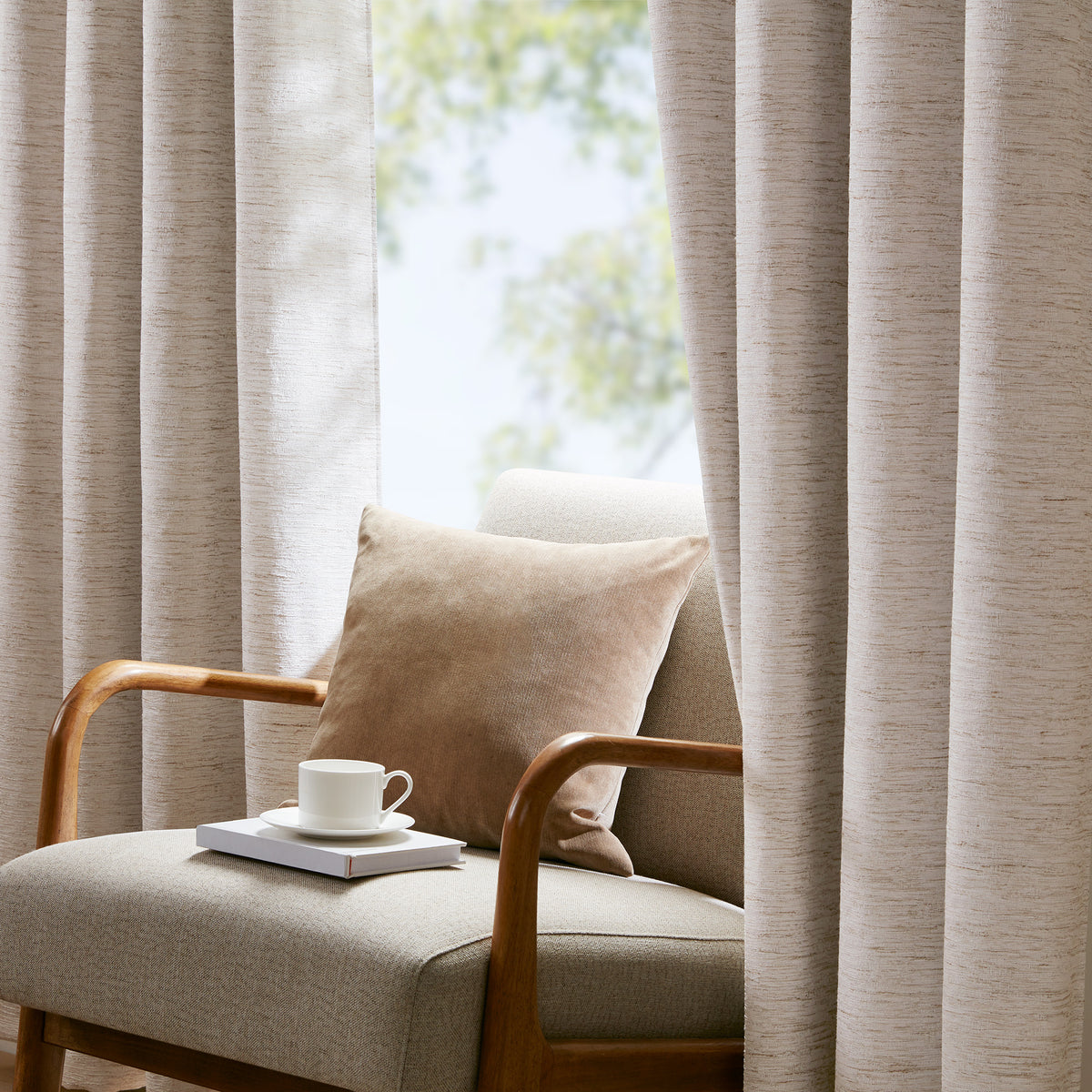 Luna Total Blackout Window Panel - Neutral