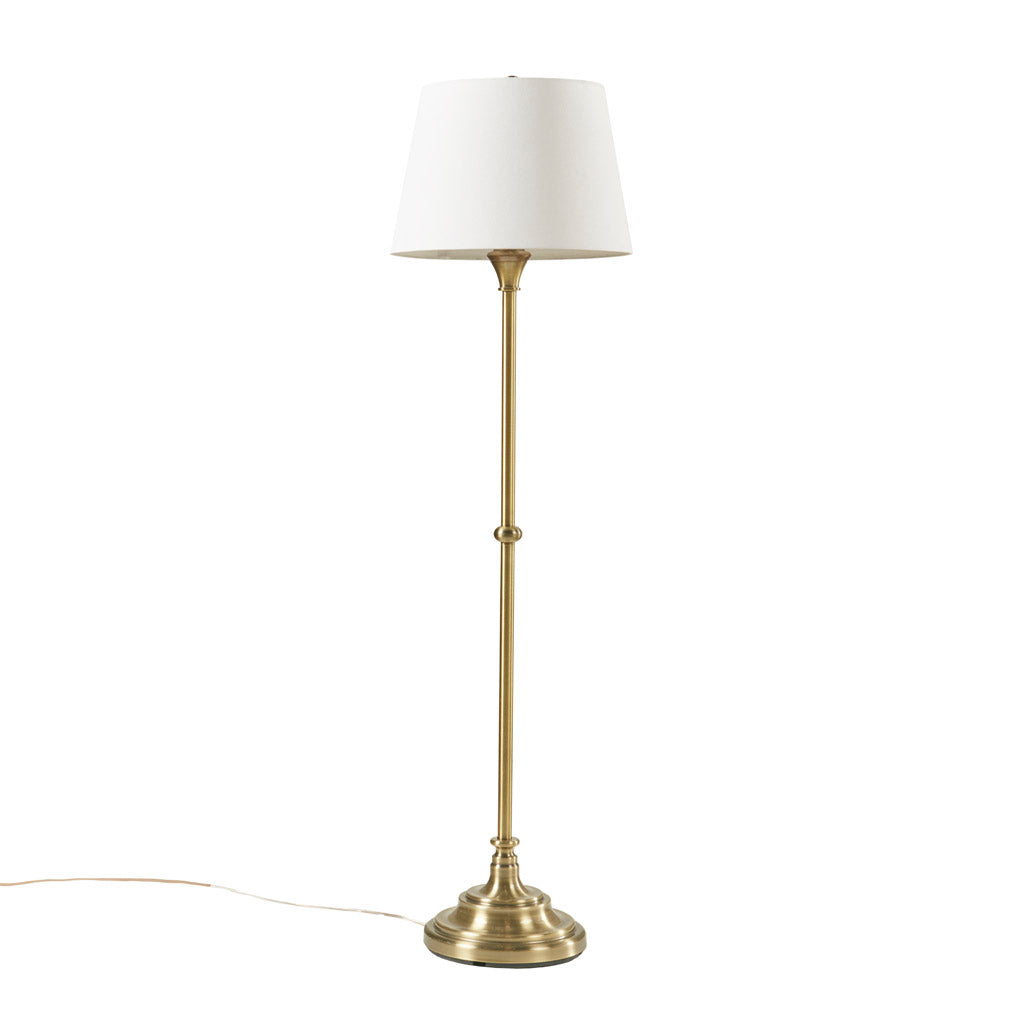 Aelorian Floor Lamp 59"H - Antique Brass