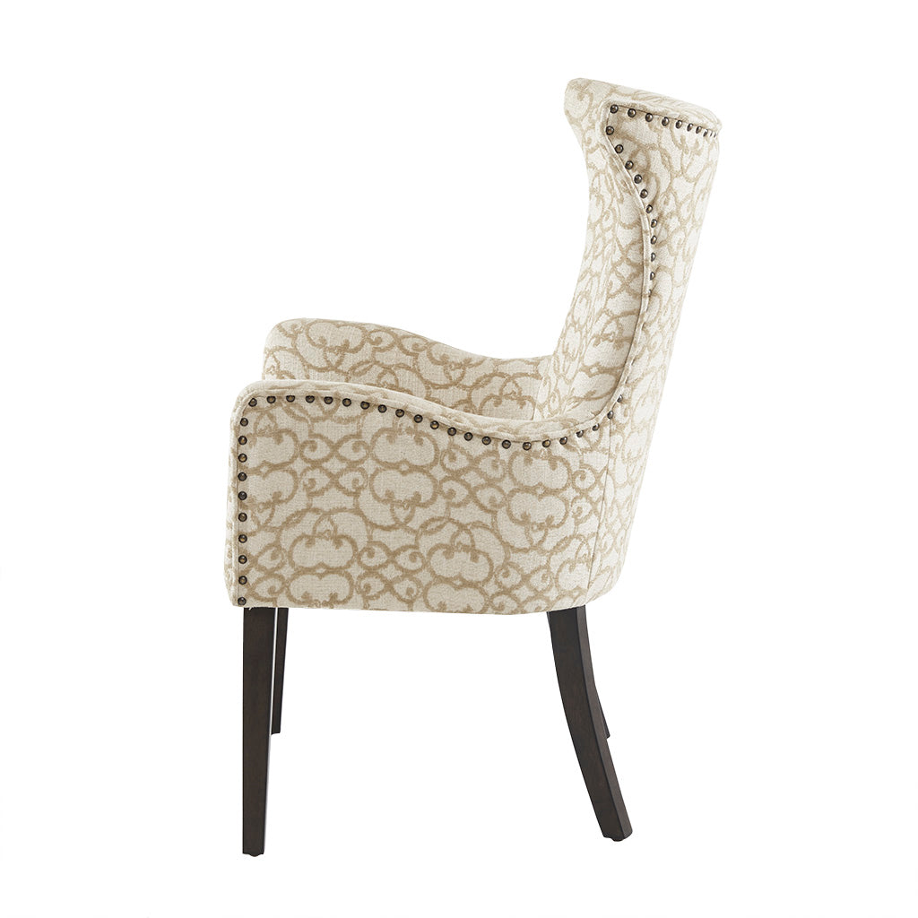 Angelica Arm Dining Chair (set of 2) - Tan