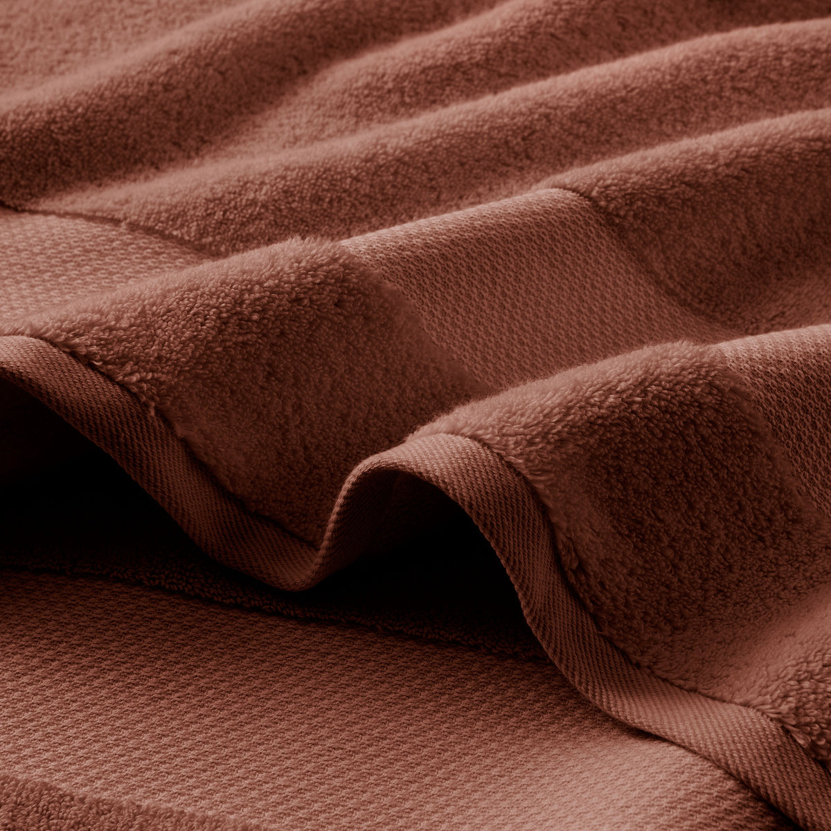 Turkish Cotton 6 Piece Bath Towel Set - Terracotta
