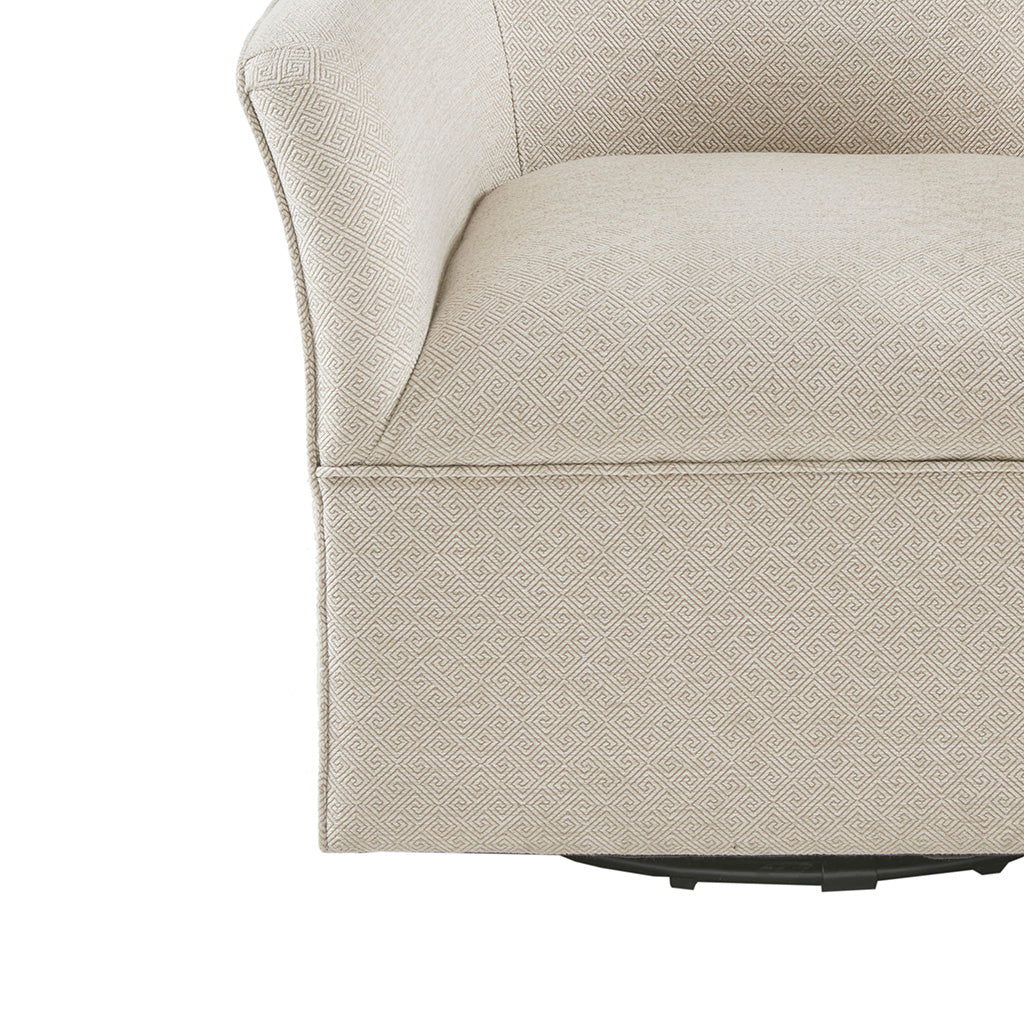 Augustine Swivel Glider Chair - Cream