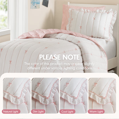 Liv Quilt Set - Pink