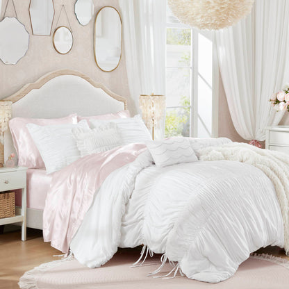 Ella Comforter Set - White