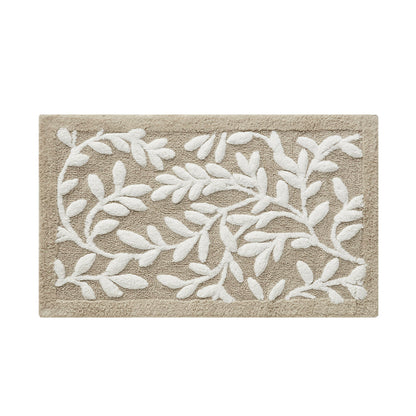 Serene Cotton Tufted Bath Rug - Natural