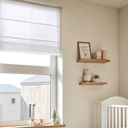 Galen Matte Cordless Roman Blind - Matte white