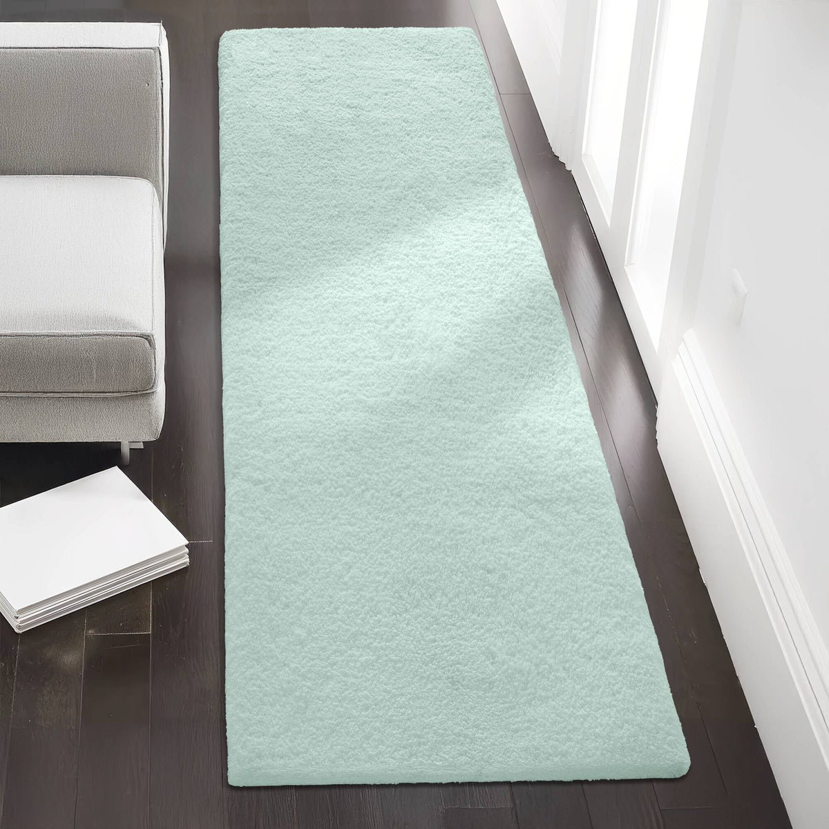 Marshmallow Bath Rug Collection - Seafoam