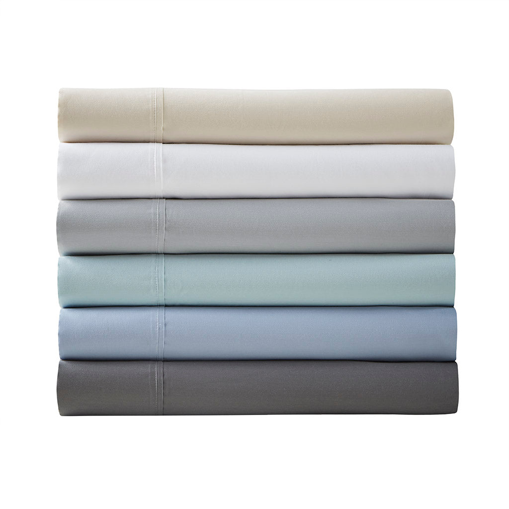 1500 Thread Count Cotton Blend 4 PC Sheet Set - Grey