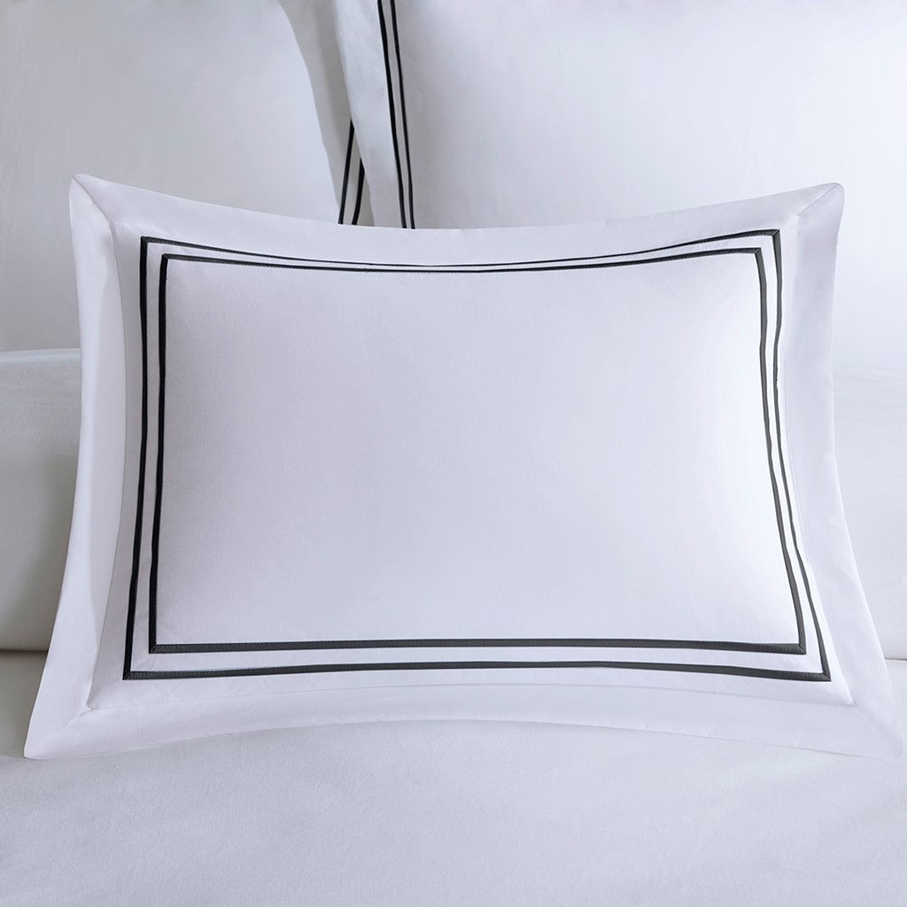 Luxury Collection 1000 TC Embroidered Cotton Sateen 5 PC Comforter Set